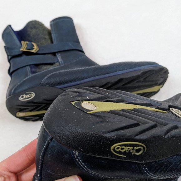Chaco Hopi Boot Blue Steel Wool Leather - Picture 13 of 14